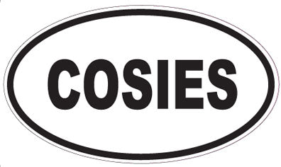 COSIES - Oval Sticker