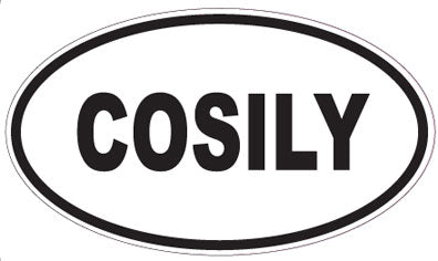 COSILY - Oval Sticker
