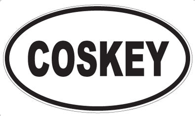 COSKEY - Oval Magnet