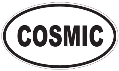COSMIC - Oval Sticker