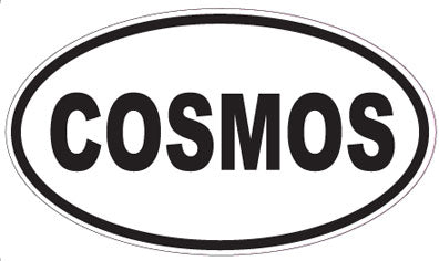 COSMOS - Oval Sticker