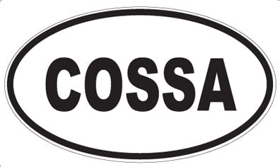 COSSA - Oval Magnet
