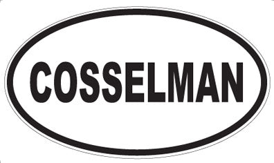 COSSELMAN - Oval Magnet