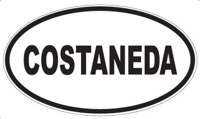 COSTANEDA - Oval Sticker