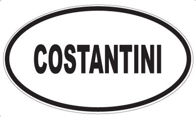 COSTANTINI - Oval Sticker