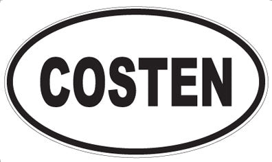 COSTEN - Oval Magnet