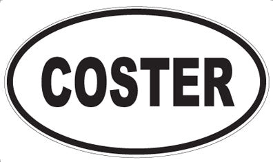 COSTER - Oval Magnet