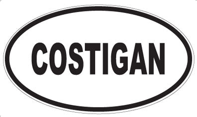 COSTIGAN - Oval Sticker