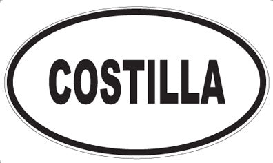 COSTILLA - Oval Magnet