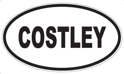 COSTLEY - Oval Magnet