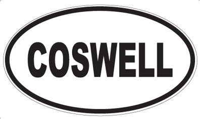 COSWELL - Oval Sticker