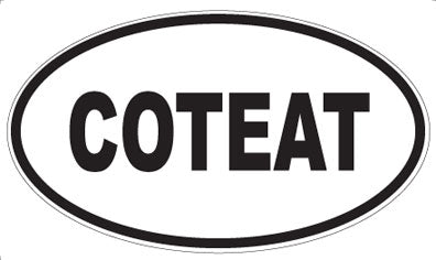 COTEAT - Oval Magnet