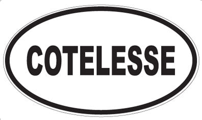 COTELESSE - Oval Sticker