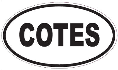 COTES - Oval Magnet