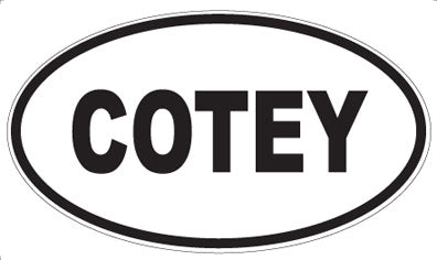 COTEY - Oval Magnet