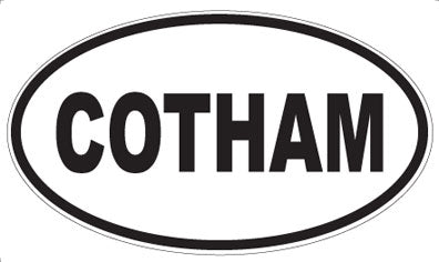 COTHAM - Oval Sticker