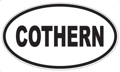 COTHERN - Oval Magnet