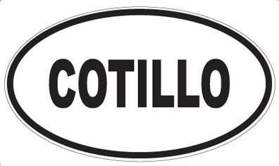 COTILLO - Oval Magnet