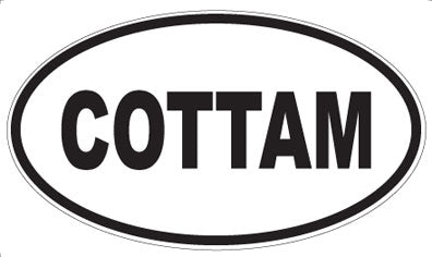 COTTAM - Oval Magnet