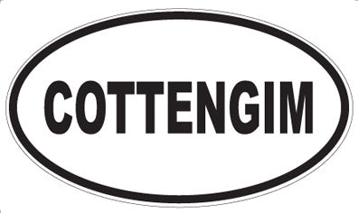 COTTENGIM - Oval Sticker