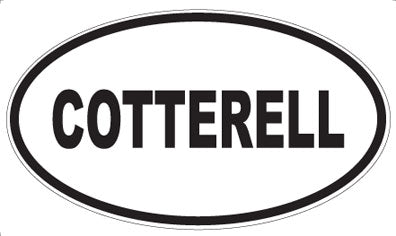 COTTERELL - Oval Magnet