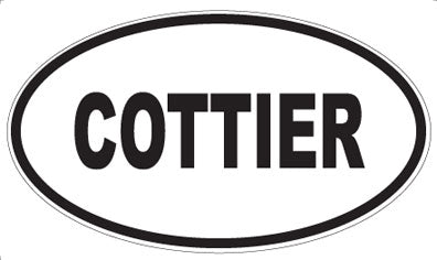 COTTIER - Oval Magnet