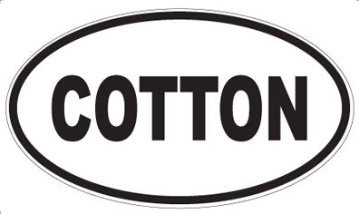 COTTON - Oval Magnet