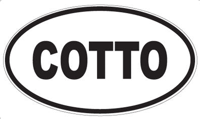 COTTO - Oval Magnet