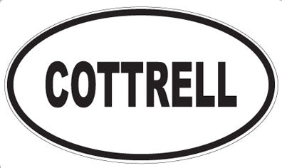 COTTRELL - Oval Sticker