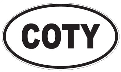 COTY - Oval Sticker