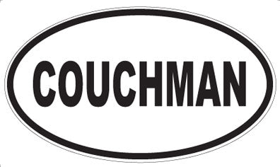 COUCHMAN - Oval Magnet