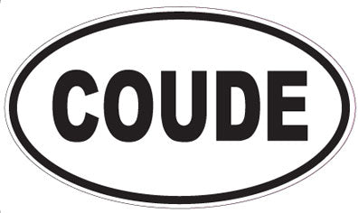 COUDE - Oval Magnet