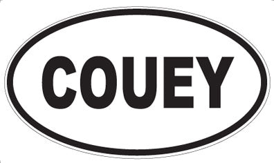 COUEY - Oval Sticker