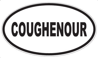 COUGHENOUR - Oval Magnet
