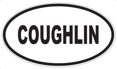 COUGHLIN - Oval Sticker