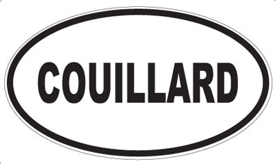 COUILLARD - Oval Sticker