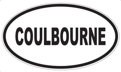 COULBOURNE - Oval Sticker