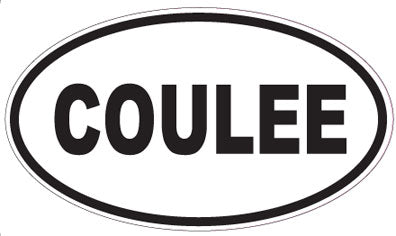 COULEE - Oval Sticker