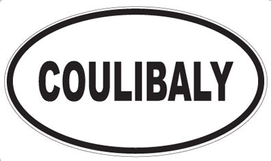 COULIBALY - Oval Magnet