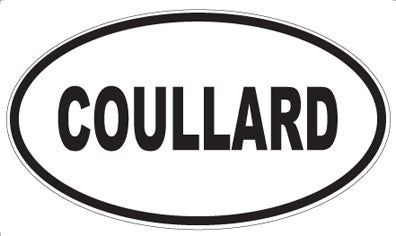 COULLARD - Oval Magnet