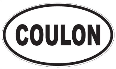 COULON - Oval Sticker