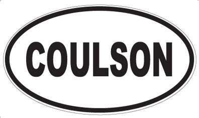 COULSON - Oval Magnet