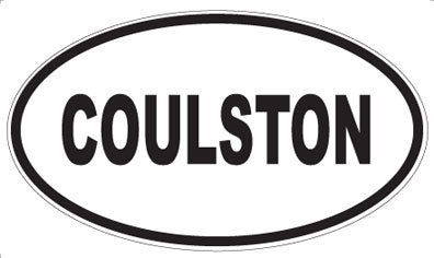 COULSTON - Oval Magnet