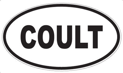 COULT - Oval Sticker
