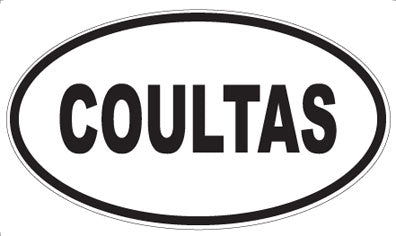 COULTAS - Oval Magnet