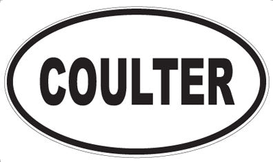 COULTER - Oval Magnet