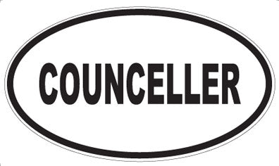 COUNCELLER - Oval Sticker