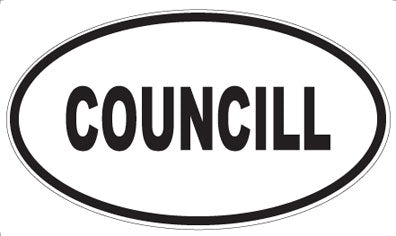 COUNCILL - Oval Sticker