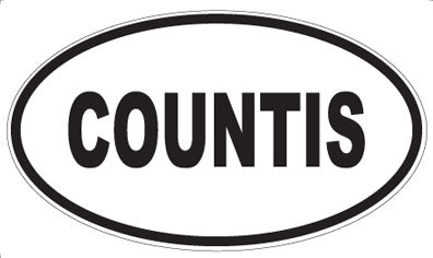 COUNTIS - Oval Magnet