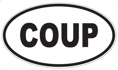 COUP - Oval Magnet